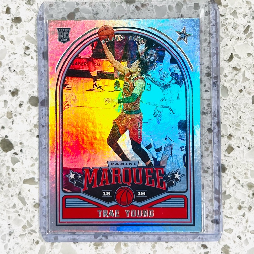 TRAE YOUNG ROOKIE CARD MARQUEE PANINI 2018-19 ATLANTA HAWKS NBA